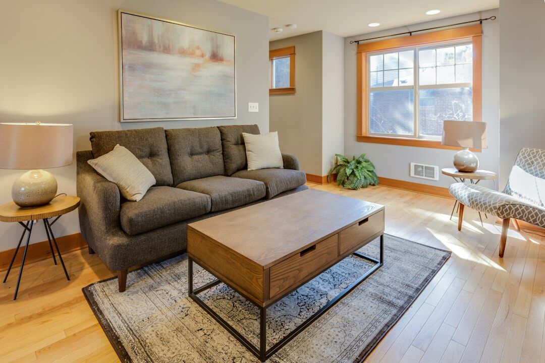 modern sustainable living room