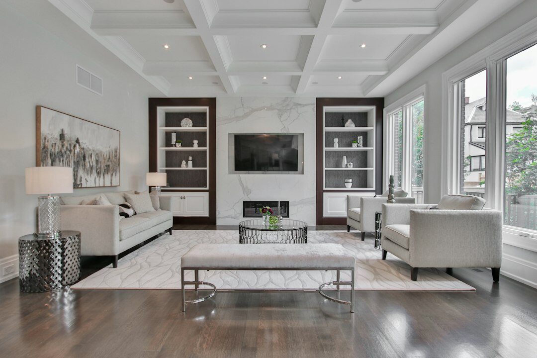 luxury celebrity living room