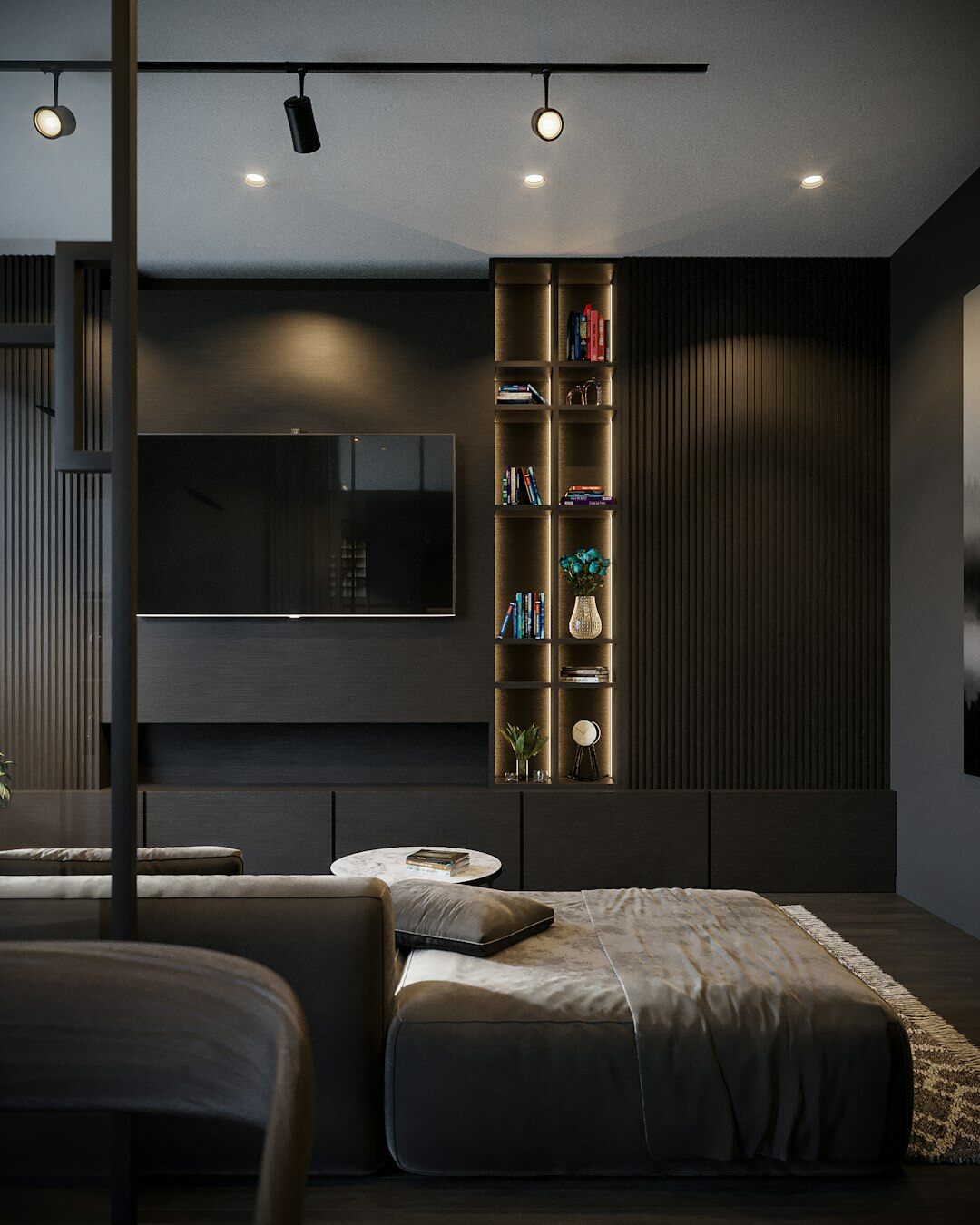 modern luxury bedroom